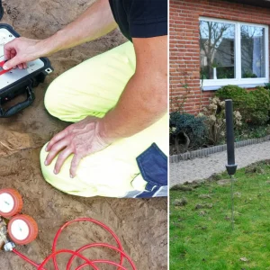 Detección de fugas de agua con gas trazador